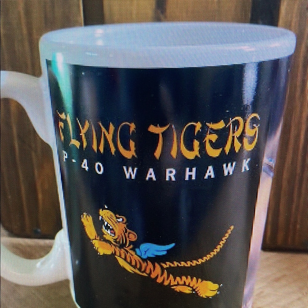 P-40 Warhawk Black Mug
